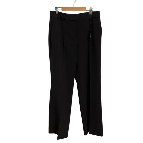 Express Editor Black High Rise Trousers Size 8S NWT - Picture 1 of 7